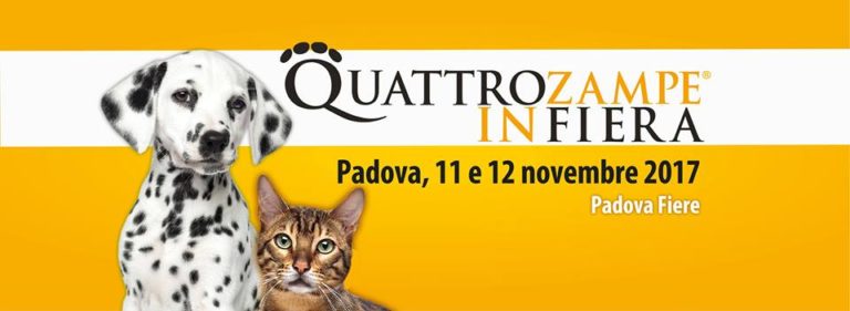 PADOVA. QuattroZampeinFiera,  seconda tappa. Servizi, prodotti, spettacoli, gare, sport, eventi, shopping, formazione e informazione