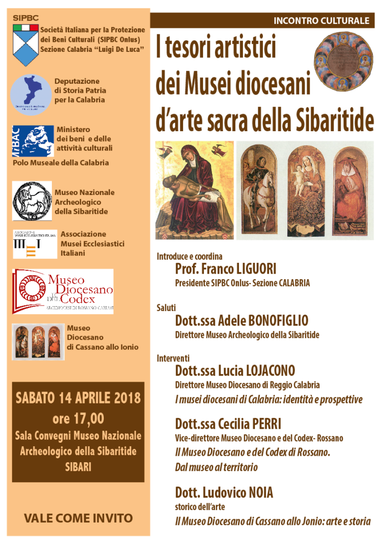 #COSENZA. I tesori artistici dei musei diocesani d’arte sacra della Sibaritide