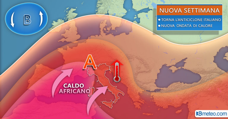 3BMETEO.COM: “TORNA L’ANTICICLONE AFRICANO, nuova ondata di calore alle porte”