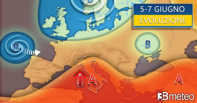 3BMETEO.COM: “prove d’estate sull’Italia, arriva il caldo