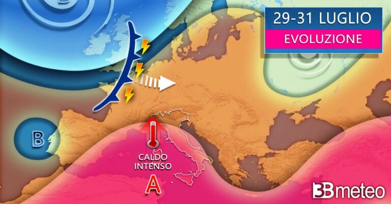 3BMETEO.COM: “Imminente nuova ondata di caldo africano, durerà fino ai primi di agosto”